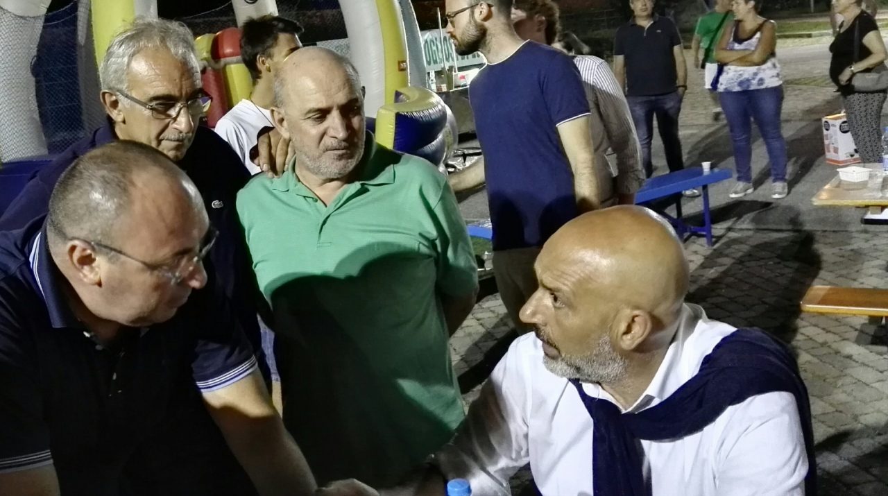 Grazie Bergamo, l’ex sindaco di Amatrice a Pontida FOTO e VIDEO