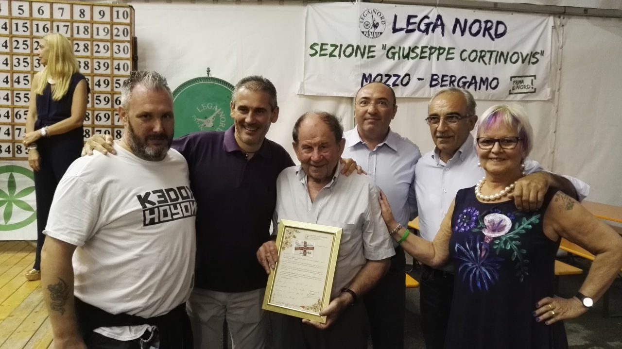 Classe 1931, nella Lega fin dagli albori: premiato da Grimoldi