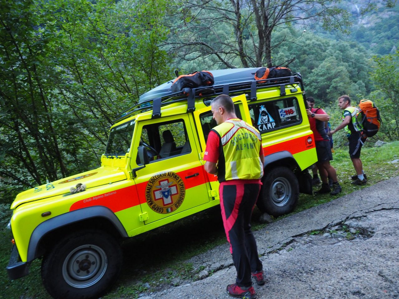 Escursionista in difficoltà in Val Biandino salvato dal Soccorso Alpino FOTO
