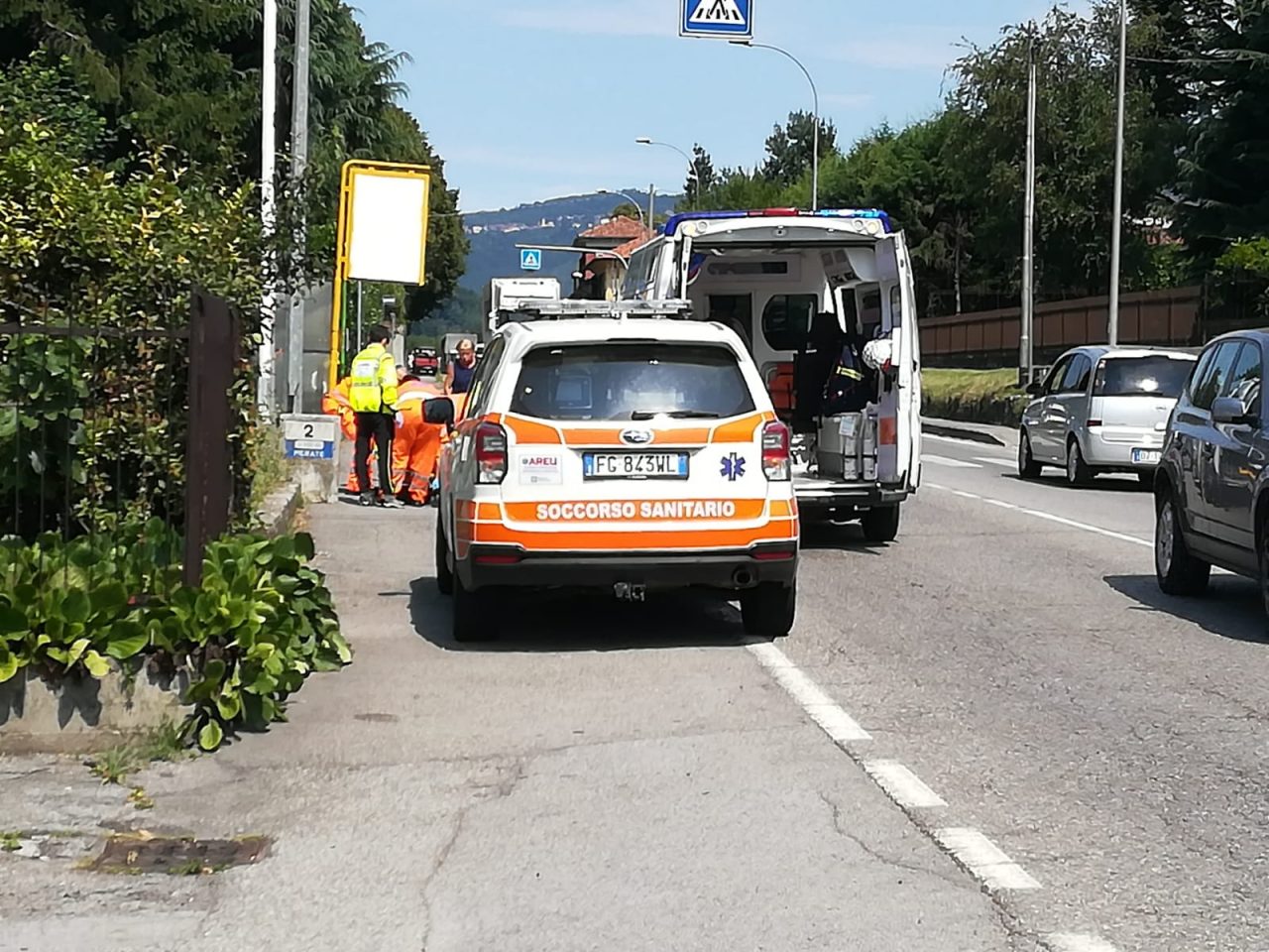 Ciclista investito sulla statale, 54enne in ospedale