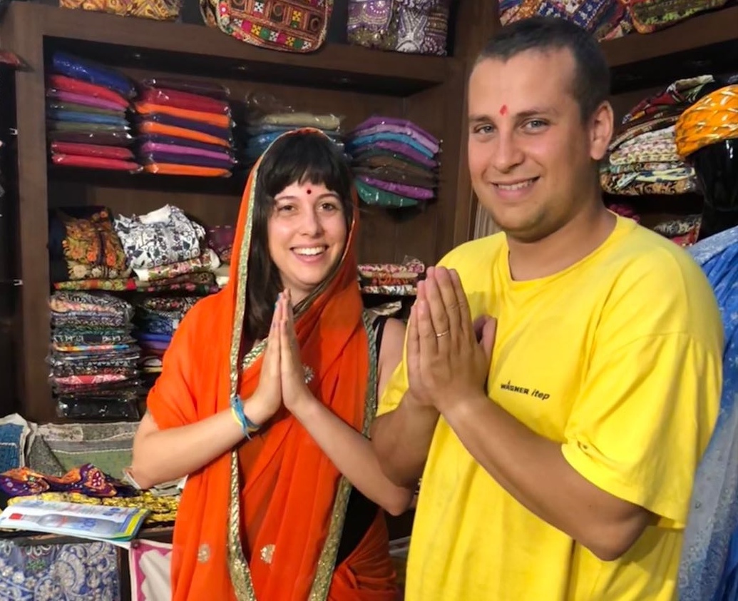 Il duo Gemma di Oggiono in viaggio di nozze in India FOTO