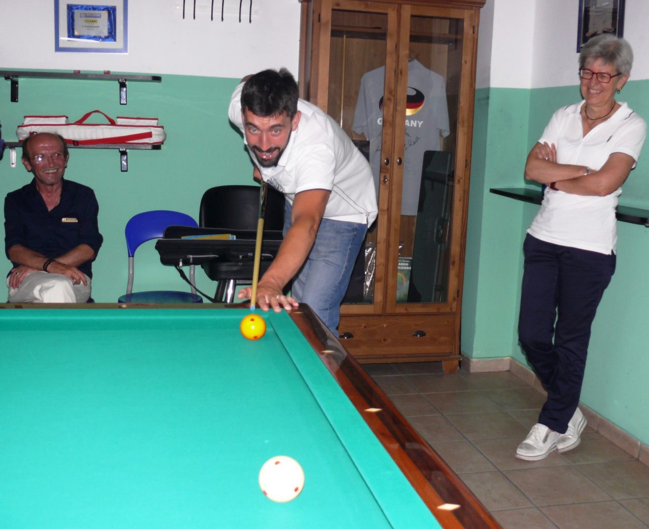 Sfida fra il due volte campione del mondo Rosanna e il sindaco Fasoli. FOTO E VIDEO