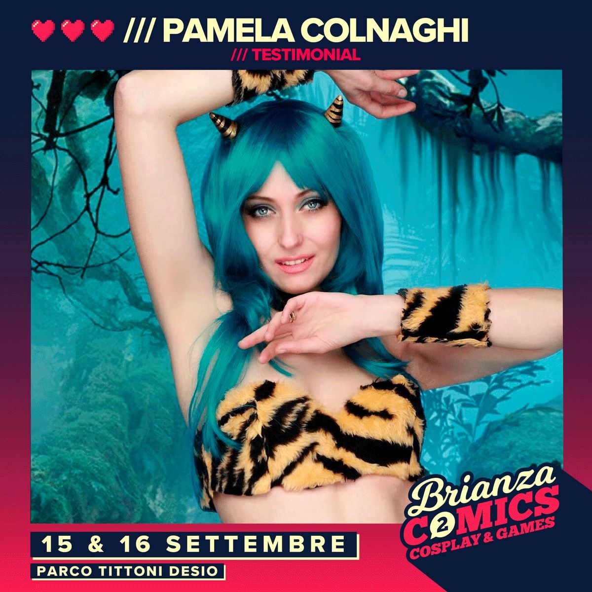 Cosplayer padernese madrina del Brianza Comics