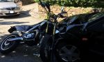 Tremendo frontale a San Siro tra auto e scooter