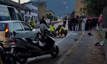 Incidente a Malgrate, grave motociclista, traffico bloccato