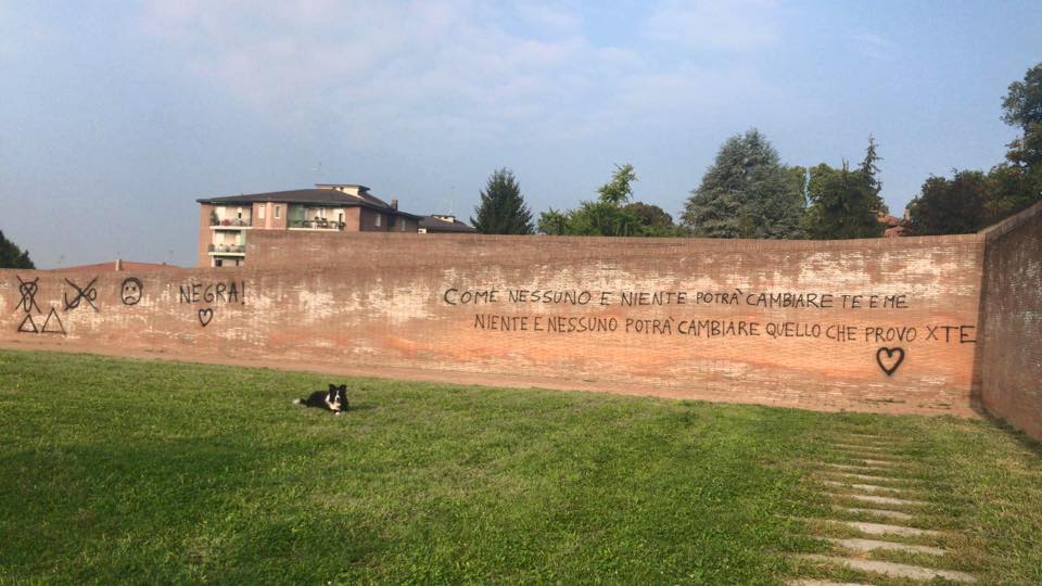L’area Cazzaniga sfregiata dai vandali
