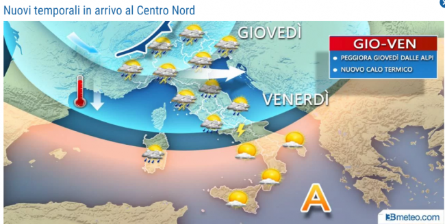 Meteo Settembre, tempo pazzo con temporali e giornate ancora calde