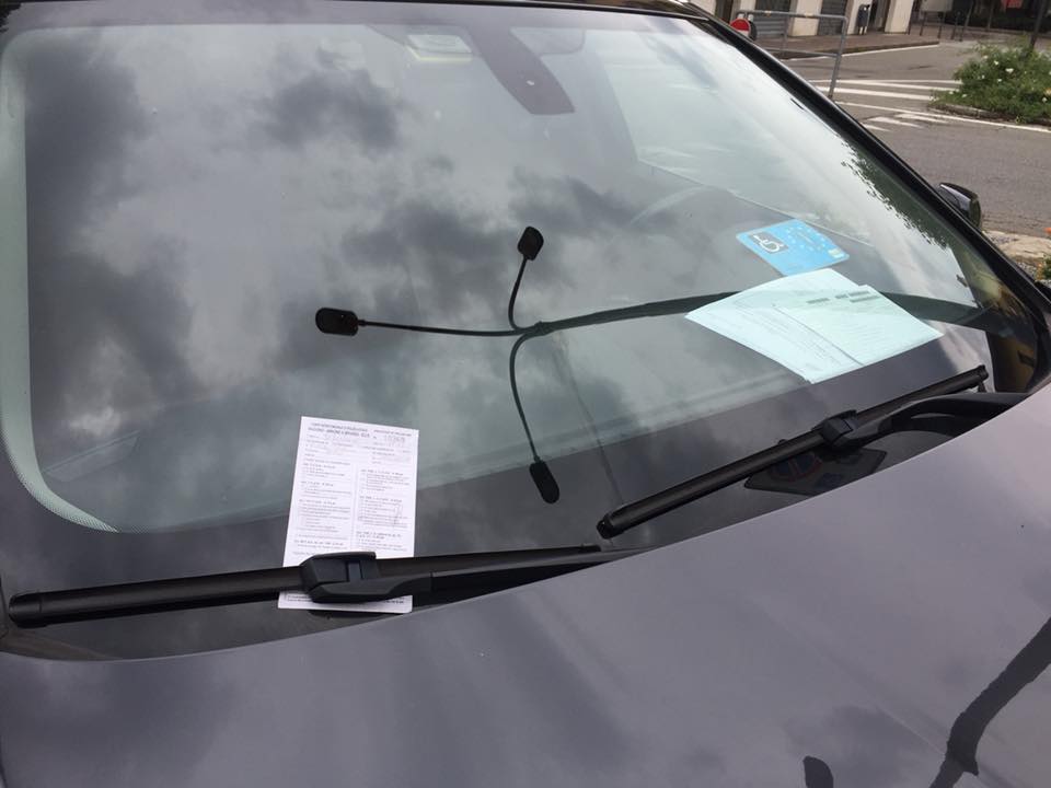 Multata l’auto con a bordo un disabile