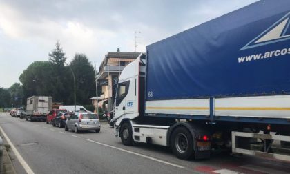 Ponte di Paderno chiuso: la situazione del traffico FOTO E VIDEO