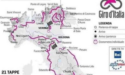 Domenica il Giro d'Italia passa dalla Provincia di Lecco: chiusa la strada del Lago