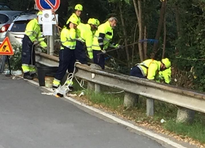 A Calolziocorte e Vercurago continua la pulizia del torrente Gallavesa