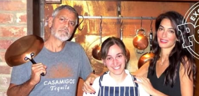 A casa George Clooney una comasca a capo dei fornelli