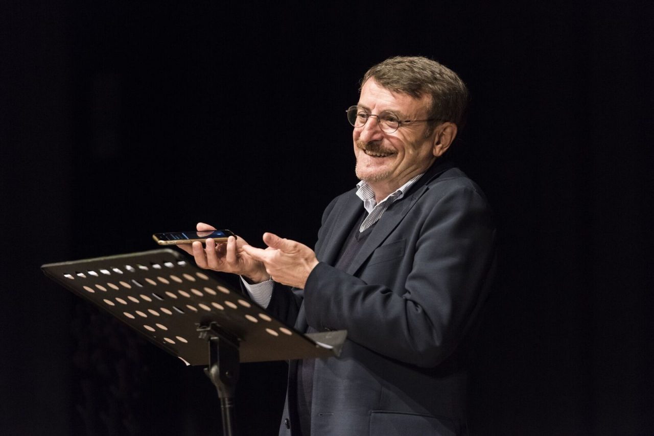 Giacomo Poretti sabato a Mandello