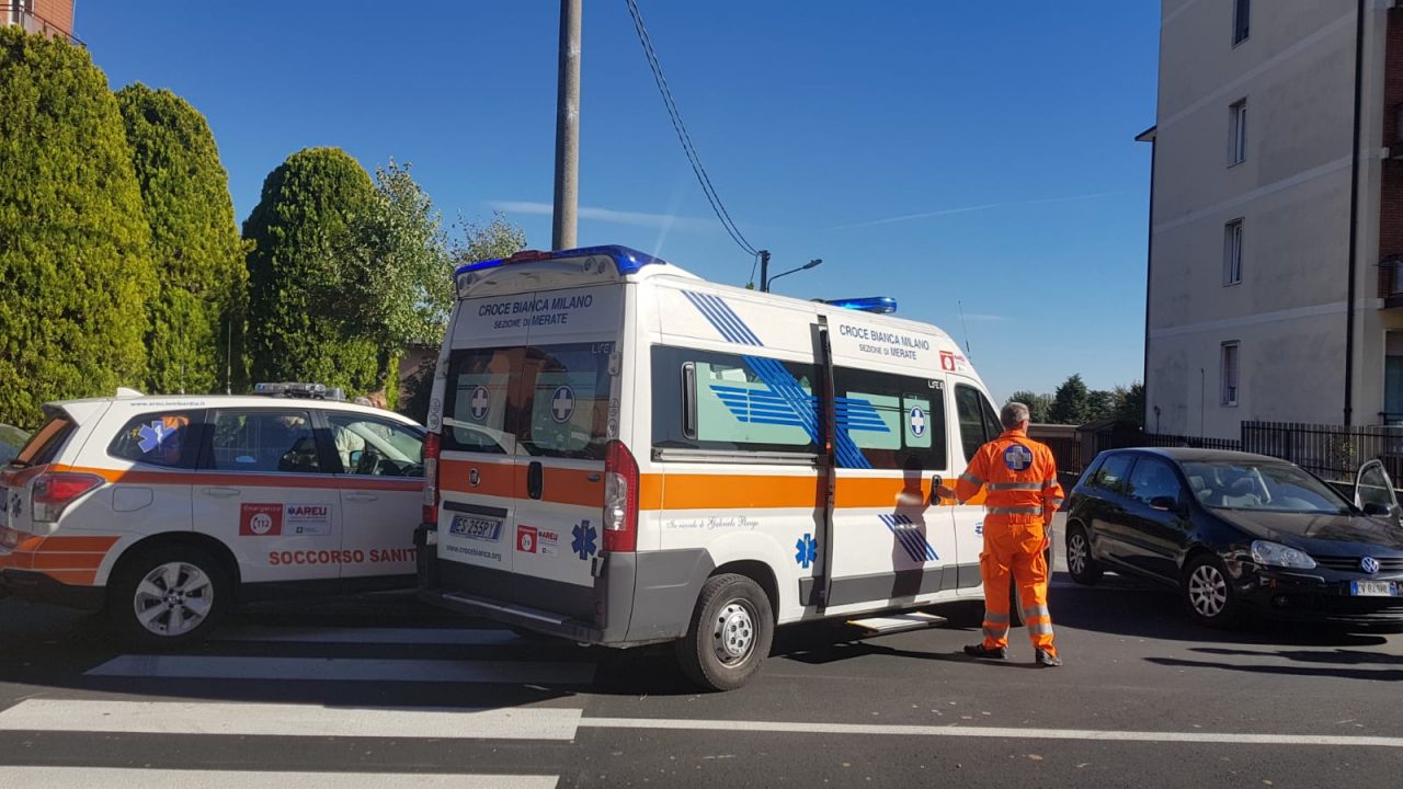 Incidente auto moto a Missaglia FOTO