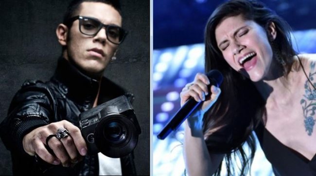 Emis Killa ed Elisa alle Torri Bianche
