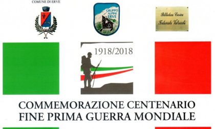 Erve, tanti appuntamenti per il centenario dalla fine della prima Guerra Mondiale