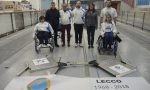 Una nuova pedana per la scherma paralimpica, il dono del Panathlon Club Lecco per il 50°  FOTO