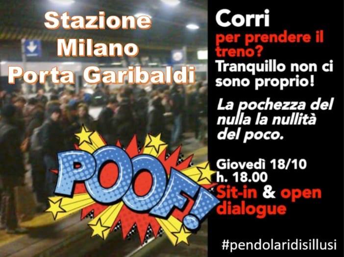 Ritardi, cancellazioni, giunti rotti e ponti chiusi… presidio dei pendolari contro Trenord