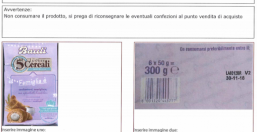 Rischio Salmonella per croissant Bauli, escherichia coli nella formaggella brianzola
