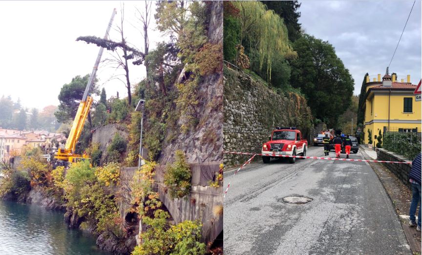 Frane e smottamenti: rinviata l’apertura della Rocca, ancora off limits anche la 72