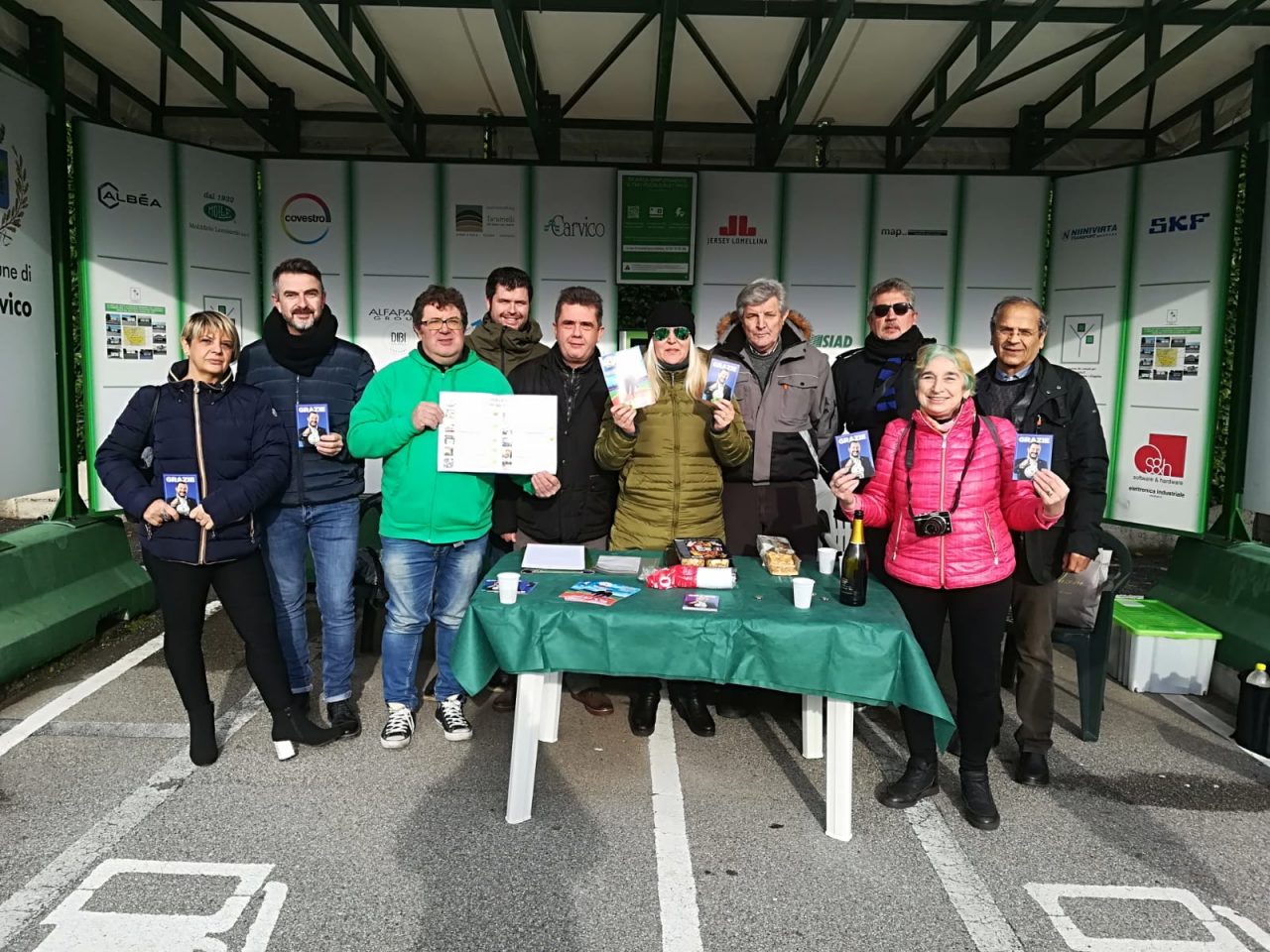 Sezione Lega Carvico e Sotto il Monte: il gazebo di domenica scorsa
