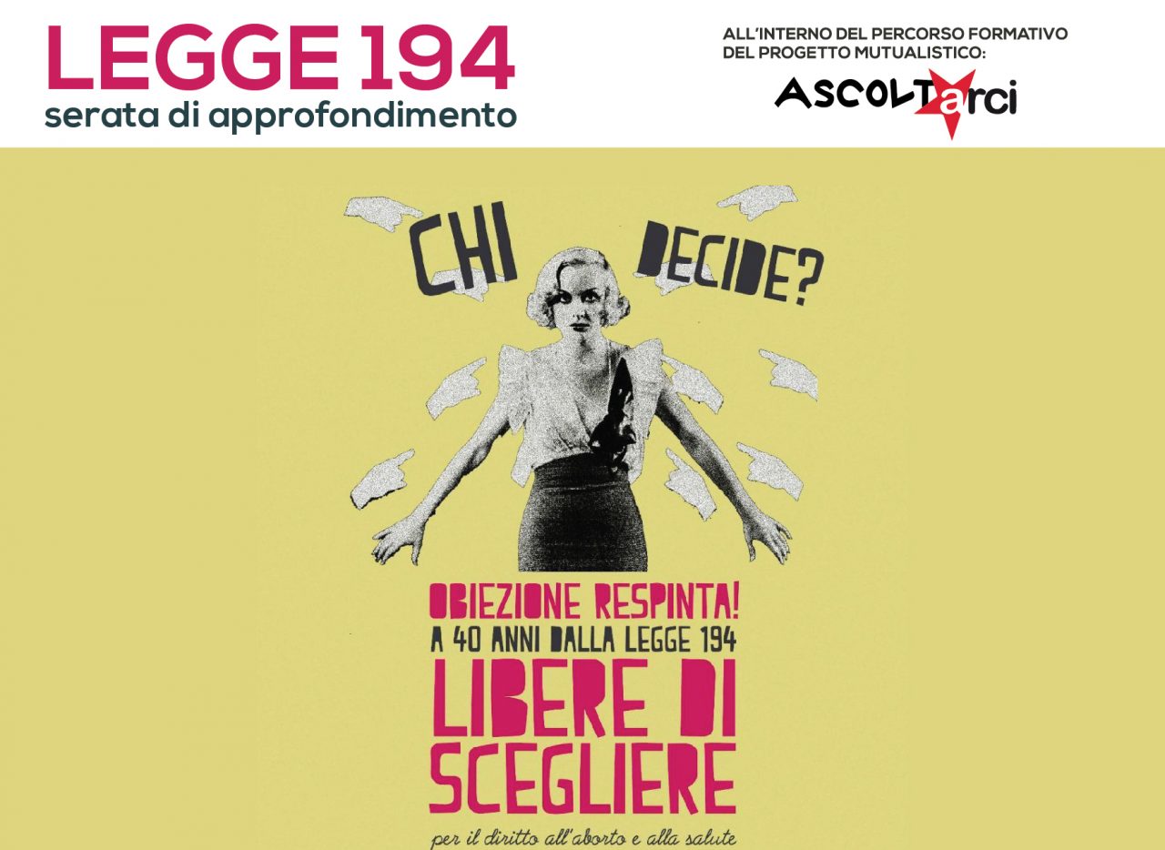 Calolzio, al Circolo Arci una serata di approfondimento sulla Legge 194