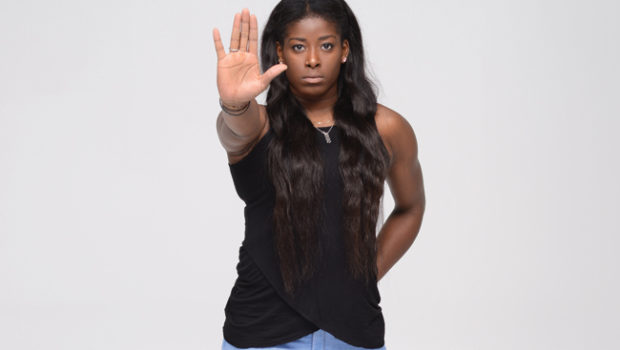 La campionessa italiana Miriam Sylla è uno dei volti di #25 novembre
