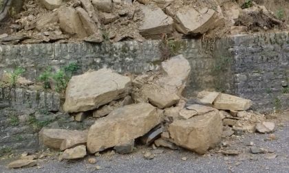 Frana tra Calolziocorte a Carenno: riaperta la strada