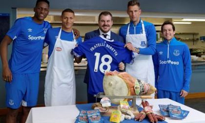 Il Salumificio Fratelli Beretta sponsor dell'Everton in Premier League