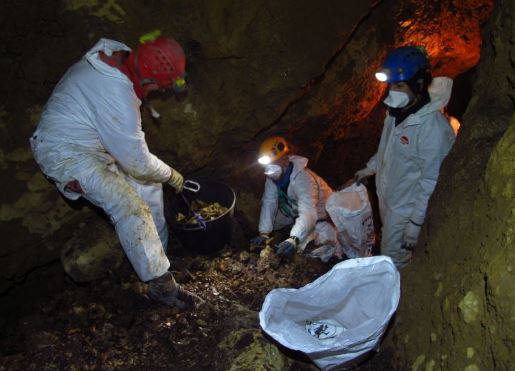 Pulizie al buio… almeno nella grotte della Valsassina