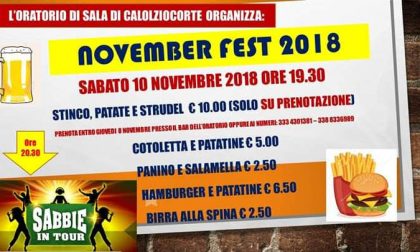 Calolzio: tutto pronto per il primo "November Fest"
