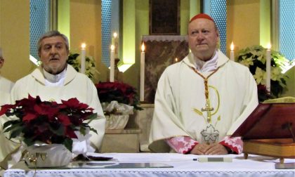 Il cardinal Ravasi celebra la messa all'ospedale di Merate FOTO e VIDEO