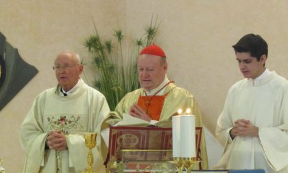 Il cardinale Gianfranco Ravasi celebra l'eucarestia nella parrocchia di Novate FOTO e VIDEO