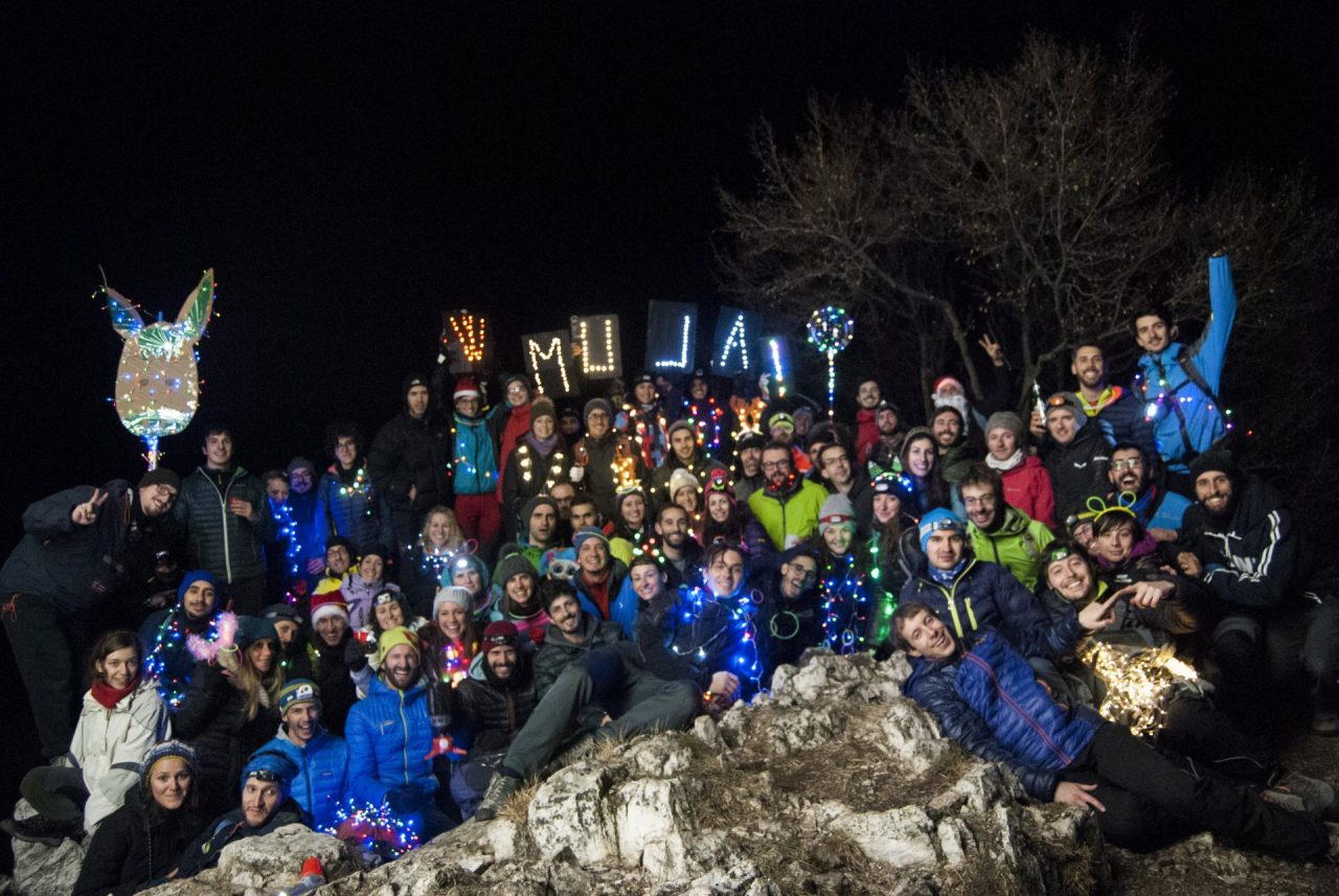 Magica Fiaccolata de La Mula sul Monte Barro FOTO