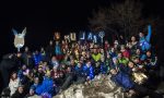 Magica Fiaccolata de La Mula sul Monte Barro FOTO