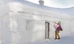 Chalet fatto di neve, a Livigno un'esperienza unica VIDEO