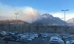 Allerta incendi: sul Lago e in Valchiavenna è codice rosso