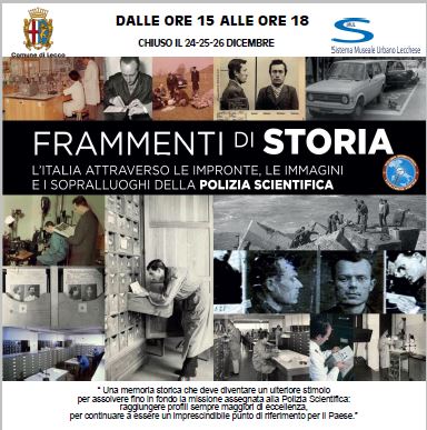 Mostra della Polizia Scientifica alla Torre Viscontea