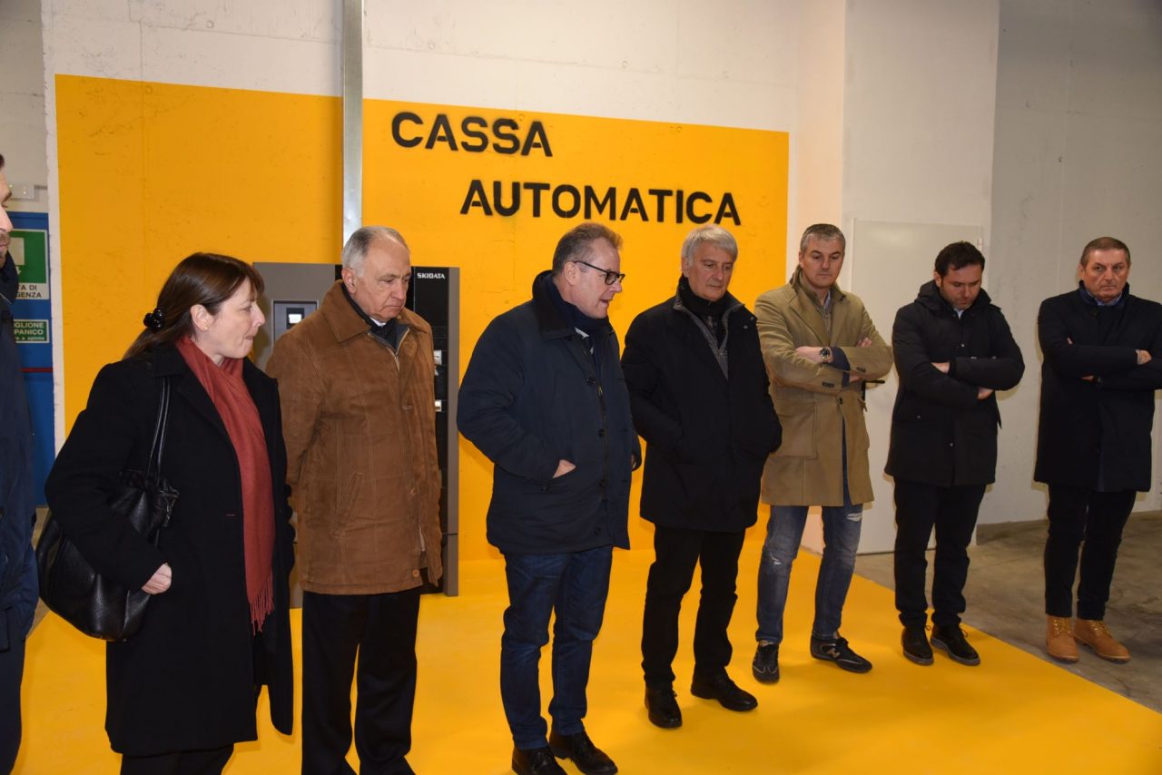 Aperto il  rinnovato parcheggio del Broletto Nord FOTO E VIDEO