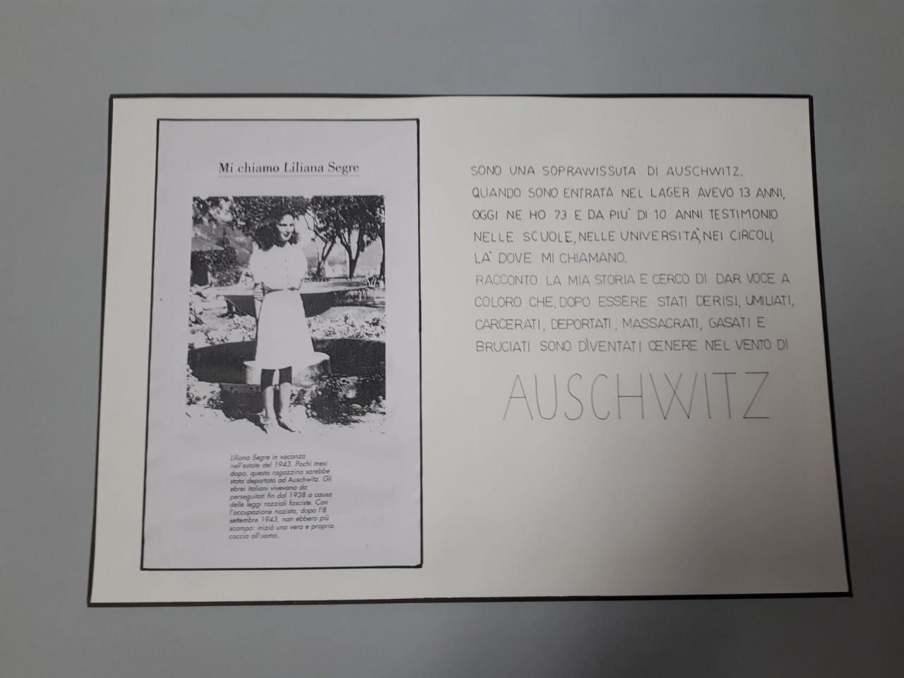 Shoah: al Liceo Grassi di Lecco una stanza per ricordare FOTO