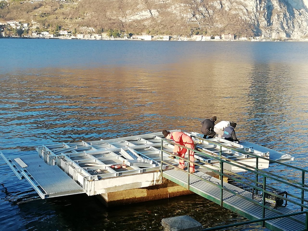 Pontile della Malpensata, avviati i lavori di riqualificazione
