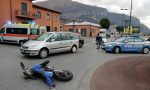 Incidente auto moto a Lecco: 19enne in ospedale FOTO