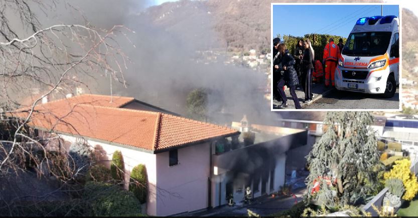 Paura per un maxi incendio in un capannone di ortofrutta: pompieri e sanitari al lavoro. Due donne  intossicate FOTO E VIDEO
