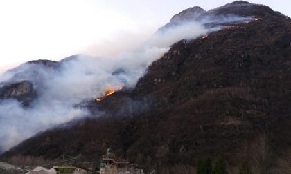 Allerta incendi in Valchiavenna e Lario