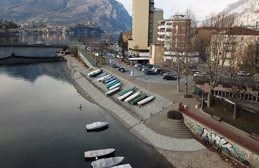 Via Adda: una nuova “mantellata” collegherà l’ormeggio al fiume