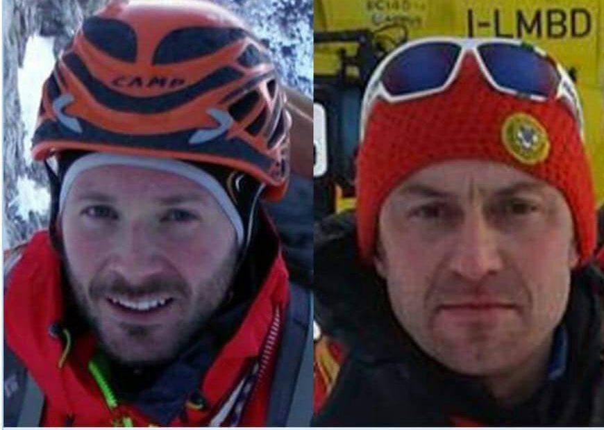 Un anno senza Charlie ed Ezio: omaggio ai due uomini del Cnsas uccisi da una valanga in Grignetta