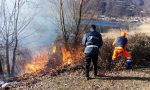 I Vigili del fuoco domano un incendio in zona Lavello FOTO E VIDEO