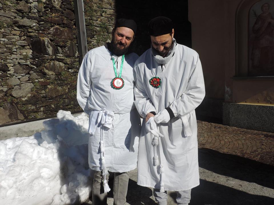 Confratelli di Catania venuti per la festa - foto di Luigi Albarelli - Tremenico, 5 febbraio 2019