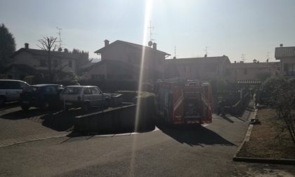 Incendio in casa, attimi di paura a Dolzago