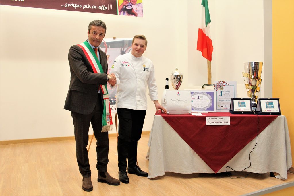 Il sindaco Giancarlo Valsecchi con chef Filippo Valsecchi